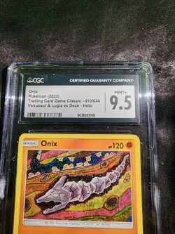 Onix 010/034 Trading Card Game Classic Holo - Image 2