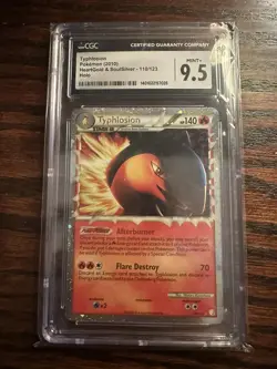 CGC 9.5 Typhlosion 2010 HeartGold & SoulSilver 110/123 Holo Pokemon Card - Image 1