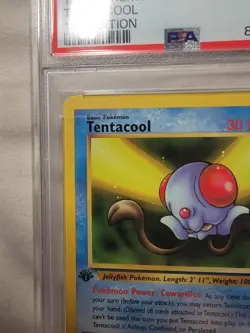 1st Edition Tentacool #56 PSA Graded NM 7 Fossil Vintage Pokemon Card TCG WOTC - Image 2