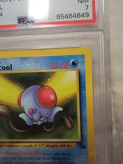 1st Edition Tentacool #56 PSA Graded NM 7 Fossil Vintage Pokemon Card TCG WOTC - Image 3