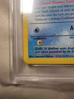 1st Edition Tentacool #56 PSA Graded NM 7 Fossil Vintage Pokemon Card TCG WOTC - Image 5
