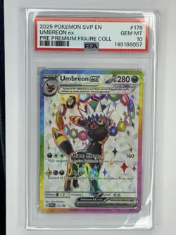 PSA 10 Umbreon ex SVP176 Scarlet & Violet Promo Card Holo Prismatic Pokemon Mint - Image 1