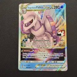 Origin Forme Palkia Vstar Pokemon Prize Pack Series 3 Promo Pokemon Card NM/LP - Image 1