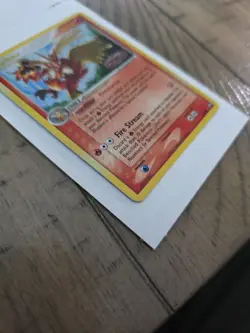 Pokemon TCG Blaziken Reverse Holo Rare Stamped Card 5/108 EX Power Keepers - Image 3