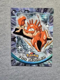 Kingler #99 Pokemon Card 2000 Topps TV Animation - Blue Label - Image 1