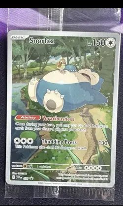 Snorlax SVP EN 051 Black Star Promo Scarlet & Violet Pokemon 151 Card - SEALED - Image 1