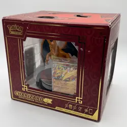 Pokemon Charizard Ex Super Premium Collection Box Opened Promo Cards Figure Only - Image 1