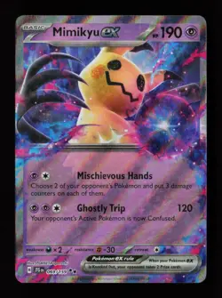 Mimikyu ex 069/159 Holo SV09: Journey Together Pokemon Card - Image 1