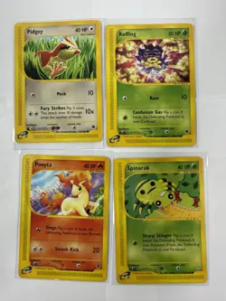 Vintage Lot Of 11 Pokemon WOTC E-Reader Non Holo Cards NM-LP - Image 2