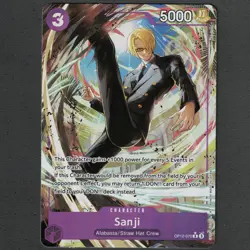 Sanji (Alt Art) OP12-070 English Legacy of the Master - One Piece Card - M/NM - Image 1