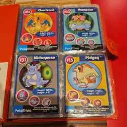 Vintage 1999 Pokemon "Gotta Catch 'Em All!" Red Pikachu Binder. BK cards, Topps - Image 4