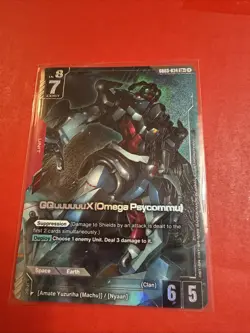Gundam Card Game GD 03–034LR Plus QuuuuuuX Omega Psycommu - Image 1