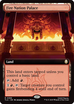 Fire Nation Palace (FOIL) x1 - MTG Avatar: The Last Airbender TLA #389 - Image 1