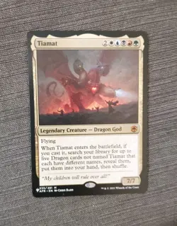 1x Tiamat NM-Mint, English Adventures in the Forgotten Realms MTG Magic - Image 2