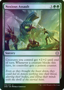 MTG Noxious Assault Foil ** Phyrexia: All Will Be One ** English - Image 1