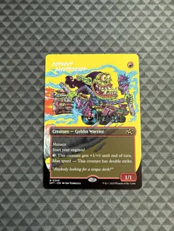 MTG Burnout Bashtronaut #0340 Borderless Rare Aetherdrift (DFT) - Image 1