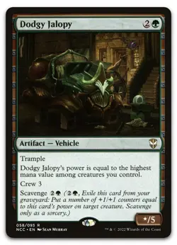 Dodgy Jalopy #58 (NM) Streets New Capenna NCC Magic MTG - Image 1