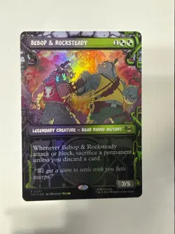 Bebop & Rocksteady (Showcase Foil) - MTG: Teenage Mutant TMNT - SHIPS NOW! - Image 1