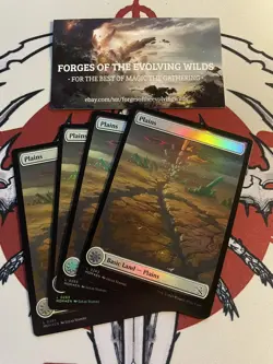 Plains 0283 Foil x4 4x 4 - MOM - March of the Machine Full Art - Image 1