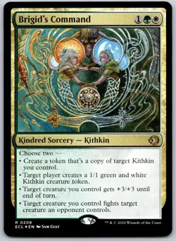 Brigid's Command Foil R Lorwyn Eclipsed 208 NM - Image 1