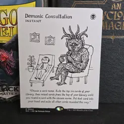 MtG DEMONIC CONSULTATION Secret Lair Countdown Kit Encyclopedia Magic, NM - Image 1
