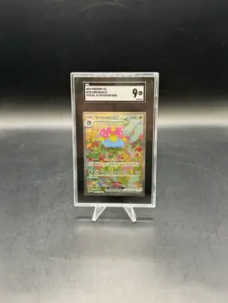 Venusaur ex SIR MINT SGC 9 198/165 Scarlet & Violet 151 English Pokemon Card - Image 1
