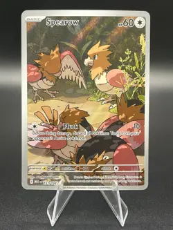 Pokemon: Spearow Illustration Rare IR Full Art Holo 151/132 Mega Evolution - Image 1