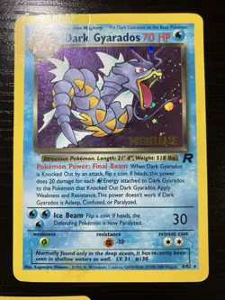 Pokemon Holo Lot - Dark Blastoise (Swirl), Gyarados, Dark Gyarados, Poliwrath - Image 4