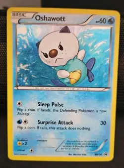 Pokemon Oshawott BW08 Black & White Promo Holo Rare 2011 - Image 1