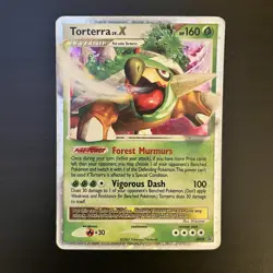 Pokemon Torterra LV.X - DP09 - Diamond & Pearl Promo Ultra Rare Card - HP - Image 1