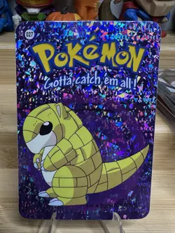 Sandshrew #27 Vintage Vending Machine Prism Sticker 2000 Pokemon - Image 1
