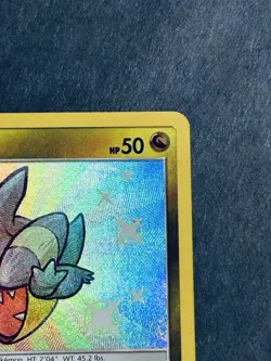 Gible SV38/SV94 Hidden Fates Shiny Vault Holo Rare Pokemon Card NM - Image 3