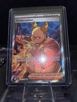 Fire Breather 119/94 Full Art Trainer Holo Me02: Phantasmal Flames Pokemon TCG - Image 1