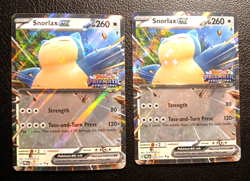 Pokemon TCG, (X2) Snorlax ex 076/131 STAMPED Prismatic Evolutions Double Rare NM - Image 2