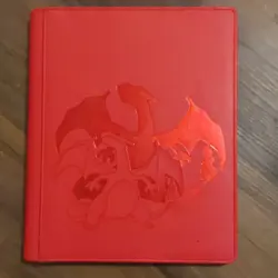 Ultra PRO Charizard Red 9-Pocket Binder Flexible Cover for Pokemon TCG - Image 1