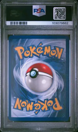 1999 POKEMON FOSSIL 1ST ED #22 HITMONLEE PSA 8 - Image 2