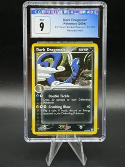 2004 POKEMON EX DARK DRAGONAIR TEAM ROCKET RETURNS REVERSE FOIL 32/109 Cgc 9 P34 - Image 1