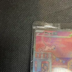 Pokemon Mew Ex SVP 053 Pokemon TCG Scarlet Violet 151 Black Star Promo Full Art - Image 4
