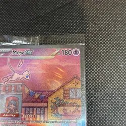 Pokemon Mew Ex SVP 053 Pokemon TCG Scarlet Violet 151 Black Star Promo Full Art - Image 5