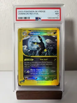 Umbreon [Reverse Holo] #32 Pokemon Skyridge PSA 7 - Image 1