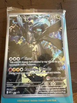 N's Zekrom 031 Ascended Heroes ETB Promo Pokemon Center Stamp SEALED - Image 1