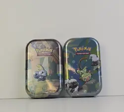 Pokemon TCG Galar Pal Mini Tin (H24) x2 Sobble & Rookidee & Grookie & Wooloo New - Image 3
