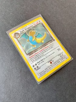 Dark Dragonite Holo Rare Team Rocket 5/82 WOTC Pokemon Gen 1 - Image 3