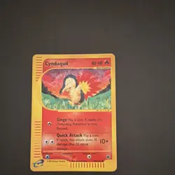 Pokemon Cyndaquil Reverse Holo Expedition Base Set 104/165 40 HP Common English - Image 1