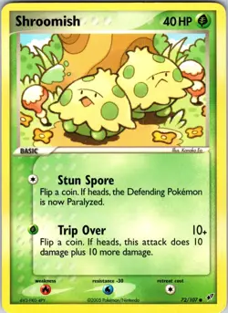 Shroomish 72/107 Deoxys Pokemon TCG NM Normal - Image 1