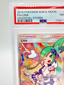 2018 Pokemon S&M Celestial Storm Lisia #164 | Full Art | PSA 8 NM-MT - Image 2
