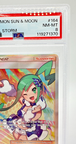 2018 Pokemon S&M Celestial Storm Lisia #164 | Full Art | PSA 8 NM-MT - Image 3