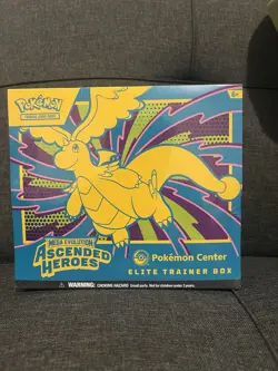 Ascended Heroes Pokemon Center Exclusive ETB Elite Trainer Box Factory Sealed - Image 1
