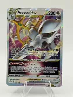 Pokemon TCG Arceus VSTAR 123/172 Swsh09: Brilliant Stars Holo NM/M - Image 1