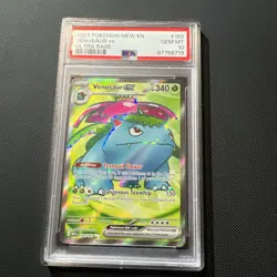 2023 POKEMON MEW EN-151 ULTRA RARE #182 VENUSAUR EX PSA 10 - Image 1